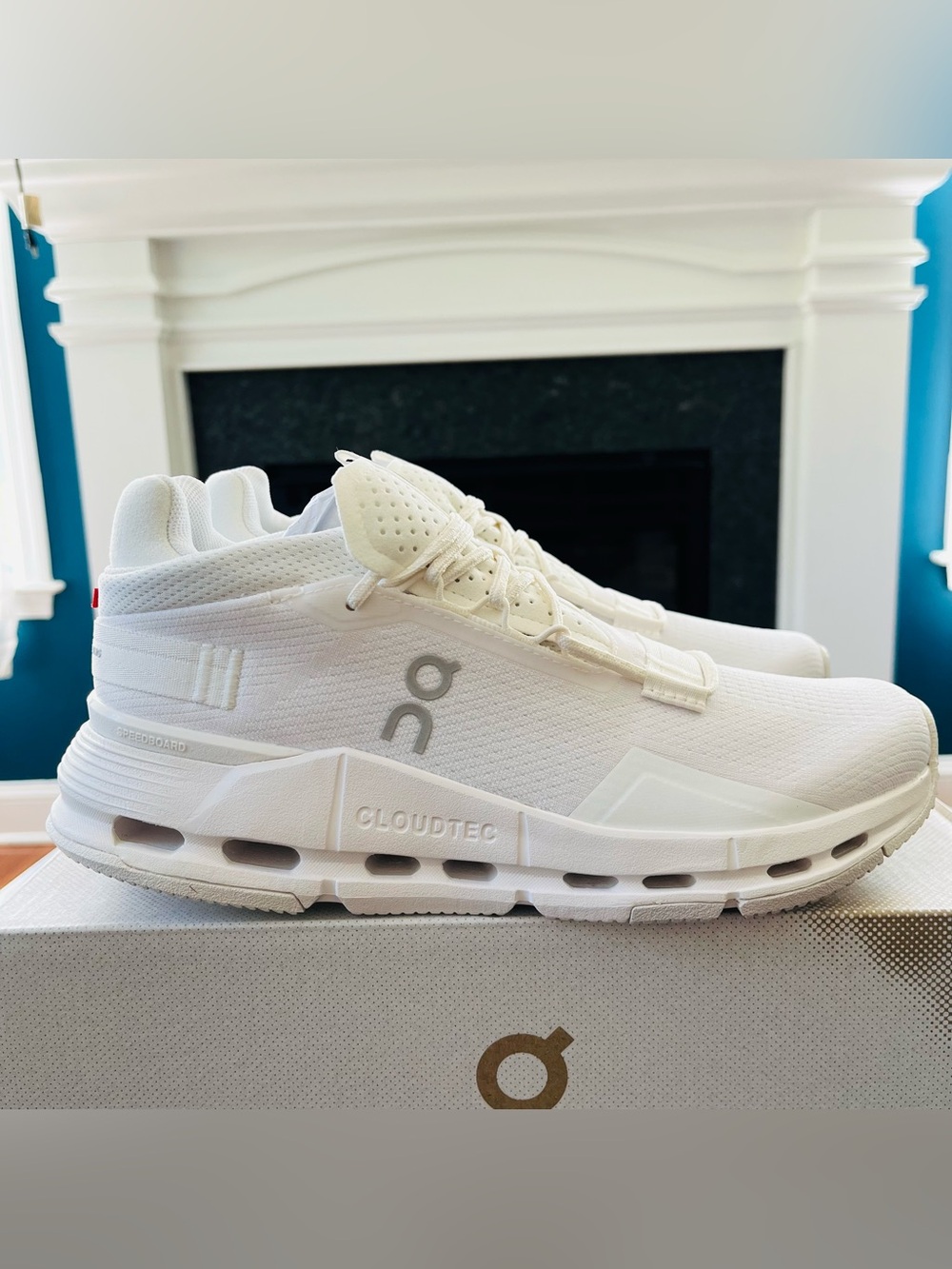 On Running Cloudnova 2 Women's Running Shoes All White 3WE30220108